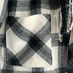 AQUA  Scarf Collar Coat in Black/White, Size XL NEW w/Tag Retail $178 Photo 3