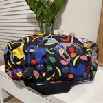 LeSportsac  rare RYAN baby tote carryon monkey printed bag shoulder crossbody Photo 10