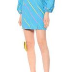 ROTATE BIRGER CHRISTENSEN Bethany cotton minidress size US 4 Blue Photo 0