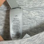 SKIMS Stretch Cotton Tee in Light Heather Grey Size Large Photo 4