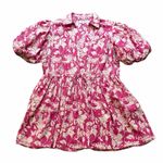 Olivia James The Label Daphne Dress in Spring Shadow Rose Violet Pink Size L Photo 3