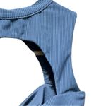 frankie's bikinis NWT Gray Ronnie Ribbed Neck Tie Top Size Small Photo 13