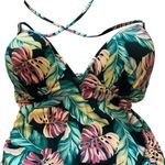 Shade & Shore NWT,  Teal Dream one Piece Swimsuit Photo 2