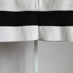 Pristine sz‎ S Black & White Striped Textured Mini Skirt Photo 6