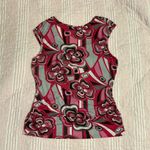Pink Y2k Floral Babydoll Top Photo 1