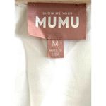 Show Me Your Mumu  First Look Robe in Ivory Luxe Satin M Photo 4