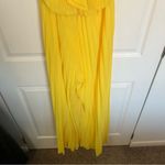 Yellow Meghan LA Fabulous Wild Orchid Pleat Jumpsuit Size L Size L Photo 9