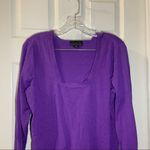 Attention  Purple Knit Scoop Neck Long Sleeve Sweater size XXL Photo 4