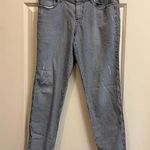 Banana Republic Skinny Fit Jeans Blue White Stripe - size 31/12 Photo 0