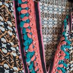 Anthropologie  RANNA GILL CROCHET TRIM BOLD BOHO PRINTED LONG LINE TANK TOP SMALL Photo 3