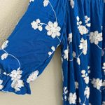 Liv Los Angeles Tunic‎ Dress Size 3X Boho Western Embroidered Blue Photo 2