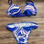 Venus Womens 2Pc bikini Swimsuit top size B Cup Fits 32C/34B/36A bottoms size 4 Photo 0