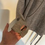 Barefoot Dreams  Gray Cozychic Lite Pebble Beach Cowl Neck Sweater Size Medium Photo 2