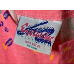 Vintage‎ USA Cotton 90S Pink Sundress Swimsuit Cover Up Fish Sailboats Sz Medium Photo 4
