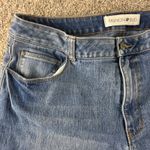 Fashion Bug  Womens Denim Bermuda Shorts Cuffed Size 16 Embroidered‎ Pockets Y2K Photo 4