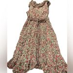 Monsoon Pink Floral Ruffle Viscose Romantic
Midi dress size 12 Photo 1