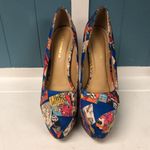 Shoe Republic LA Shoe Republic woke blue Comic Book stiletto platform heels size 10 Photo 1