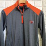 Champion  Auburn Tigers 1/4 Zip pullover Women’s Size S Small Orange Gray Photo 1