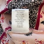 Candie's Candie’s Light Pink Floral Print Tie-Up Collared Sleeveless Blouse Photo 6