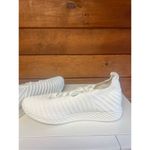 Urban Sport by J/Slides Womens White Ribbed Knit Sneaker Sz 9.5 Photo 4