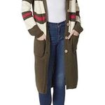 Jessica Simpson  Marina Varsity cardigan duster nwt women’s size small. Photo 0