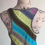 Muse pastel multicolored sleeveless dress Green Size M Photo 5