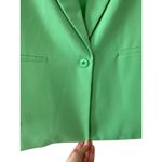 Alice + Olivia  Denny Green Boyfriend Blazer Tailored Jacket Size 2 Photo 7