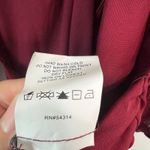 B Darlin B. Darlin Ruched Bodycon Dress Mesh Long Sleeve Sweetheart Neckline Burgundy XS Photo 5