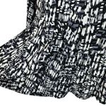 Roz & Ali 2X-Large Flared Top Abstract Stretch V-Neck 3/4 Sleeves Multicolor Photo 2