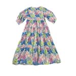 NWT Mary Square Cameron Dress Large Pink Green Floral Tiered Midi New Pockets Photo 6