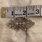 Faded Glory  NWT size large  beautiful cream cardigan with jeweled clasp Photo 4