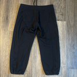 Athleta Metro Slouch Black Jogger Pants with Front Zipper Pockets - Size Medium Photo 7