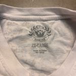 BORN FLY Embroidered White Animal Print Streetwear Womens TShirt Size 2X Photo 2