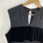 Guess  Black Velvet Lace Sheath Dress Size XL NWT Career Office Capsule Funeral Photo 2