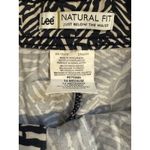 Lee  Animal Print Skort Women's size 14  Black/Tan Pockets Cotton/Spandex EUC Photo 2