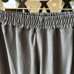 The Comfy Track Pants Sweatpants Womens Small Gray Blue Stripe Photo 5