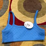 Princess Polly NWT Arabella Top Quilted Bralette Blue Crop Tank Top Size US 6 Photo 3