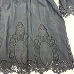 City Chic Lust Crochet Embroidered Dress Black Boho Bohemian Photo 10