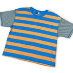 BDG Womens  Striped Oversized Cropped Boyfriend Tee Shirt - Sz XS Photo 1