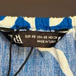 ZARA Womens XS Printed Pop Puff Sleeve Maxi Dress •Surplice Neckthe tag is off Photo 3