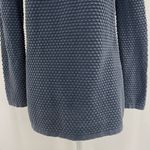 COS Waffle Stitch Cotton Jumper Dot Textured Knit Sweater Blue Size Small Photo 12