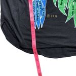 90s Vintage Hand Painted Sequin Parrot Bird Shirt Blue Sky Black One Size Size undefined Photo 5