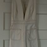 Urban Outfitters BDG white denim mini dress with pockets Photo 6