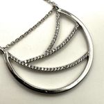 LC Lauren Conrad Lauren Conrad silver tone rhinestone pendant necklace Photo 5