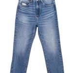 Driftwood Royce Jean Medium Blue Wash Straight Leg Raw Hem Cotton Women's 26 Photo 0