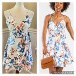 Floral Print Wrap Dress Photo 1