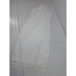 Lulus NWOT  Dreamy Date Night White Sleeveless Midi Dress Wedding Cocktail Size M Photo 1