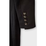 Favorite Daughter The Simon Double Breasted Longline Coat Size Small Black Photo 10