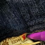 Vintage Alafoos Small Blue Icelandic Wool Button Closure Pocketed Cardigan Vest. Photo 7