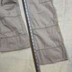 Boden Women Beige Cargo Pants Cuff Button Detail Wide Leg Cotton Size 6R Tan Photo 9